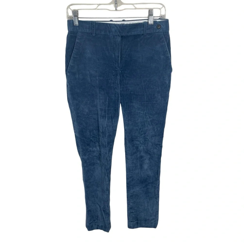 Theory women’s slim blue corduroy trouser career pants women’s size 2